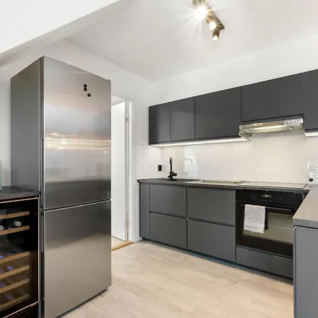 아파트 Modern Scandinavian Apartment In Bergen City Center